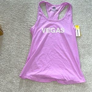 Brand New Vegas Lavender Purple Soulcycle Racerback Tank Top